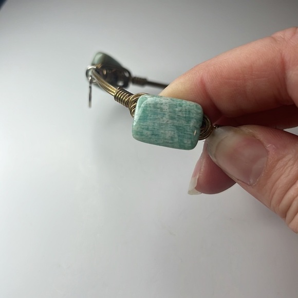 BOURBON and Bowties Aqua Bangle - Picture 6 of 10